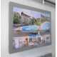 espositore led da vetrina formato A4 modello Tablet per agenzia immobiliare
